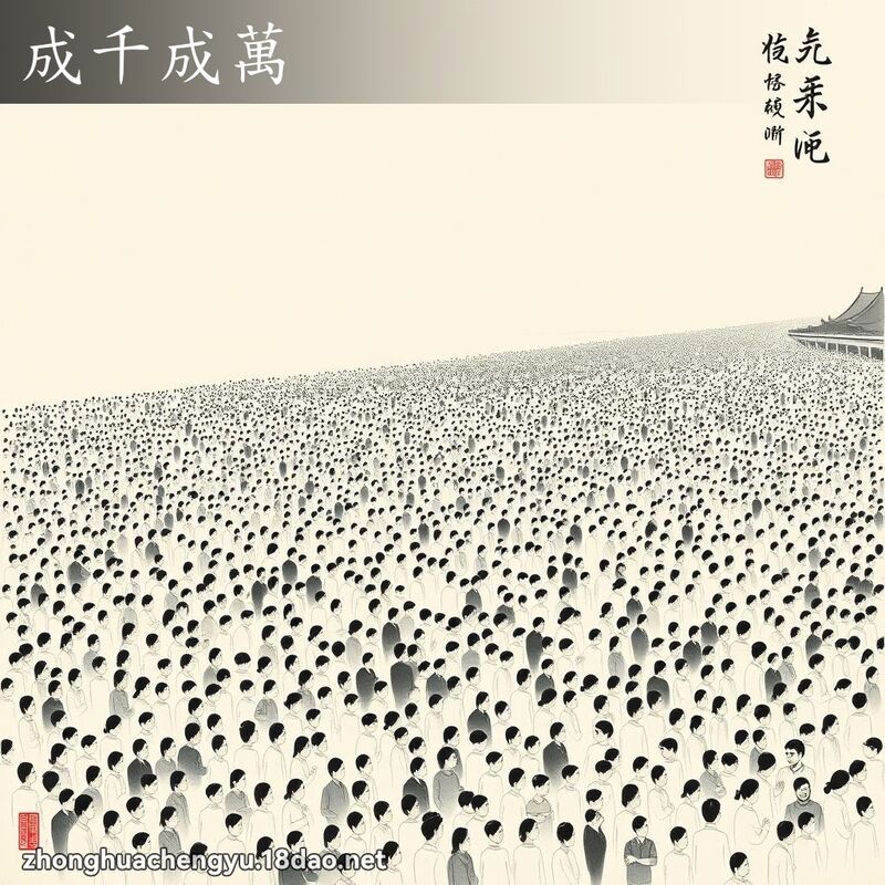 成千成萬 配图