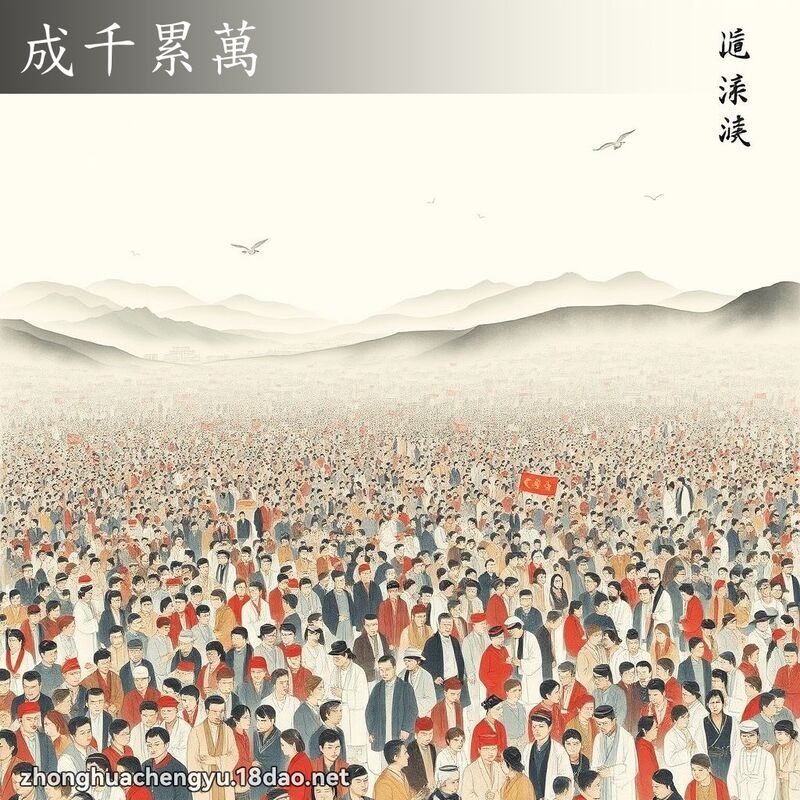 成千累萬 配图