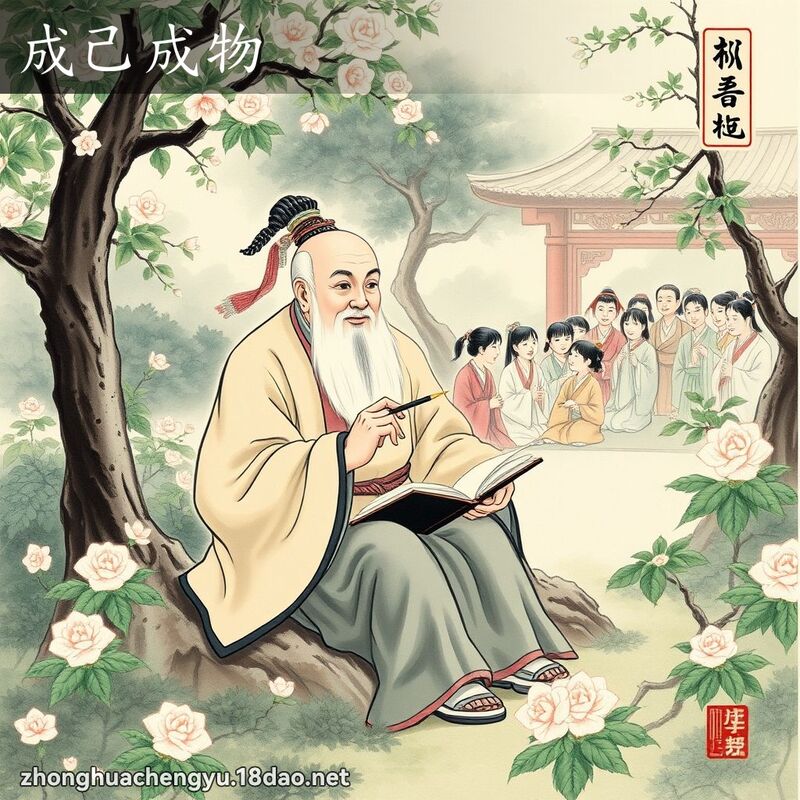 成己成物 配图