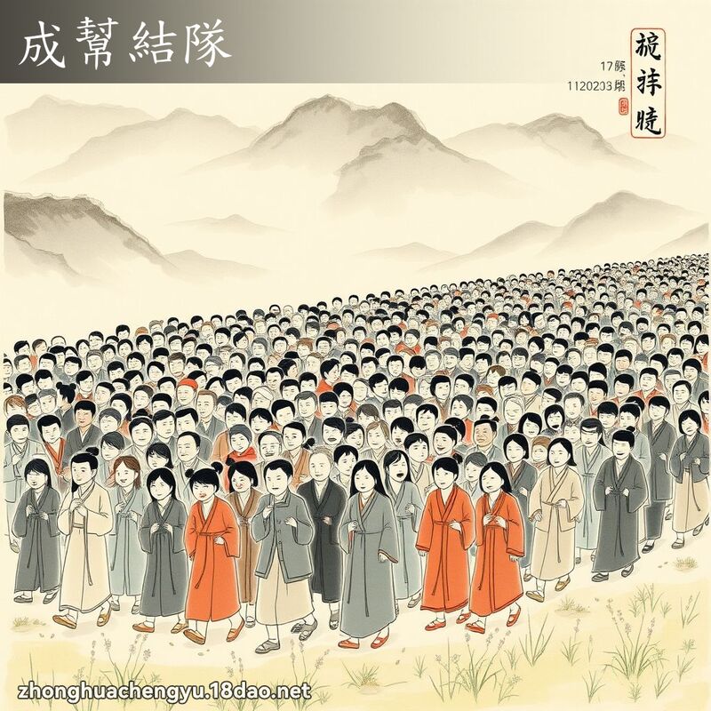 成幫結隊 配图