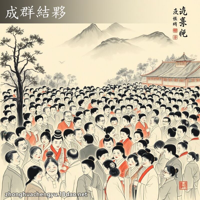 成群結夥 配图