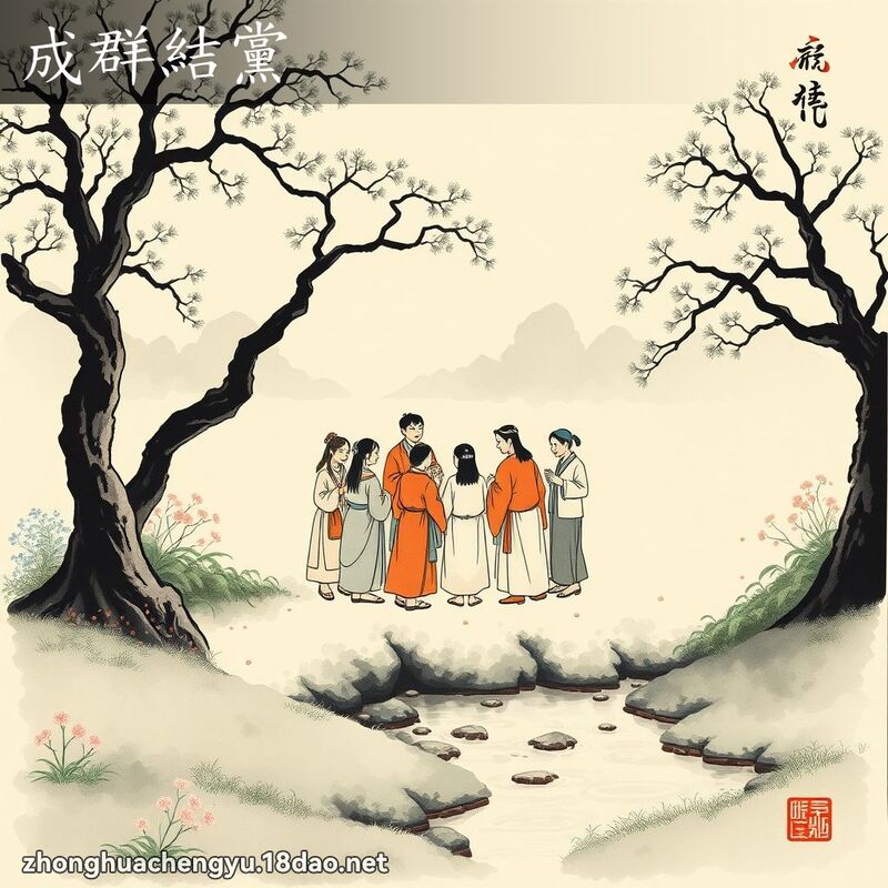 成群結黨 配图