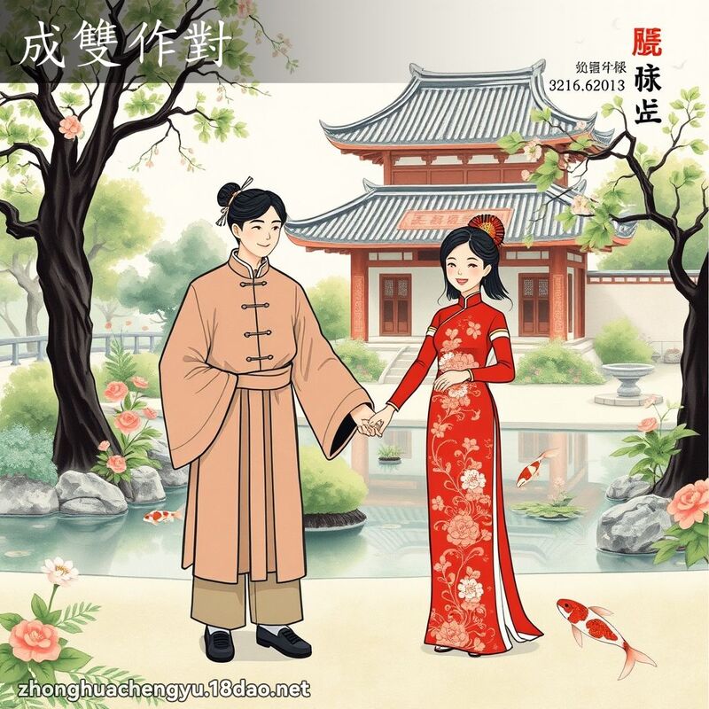 成雙作對 配图