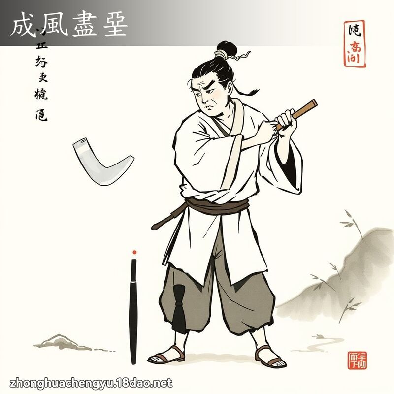 成風盡堊 配图
