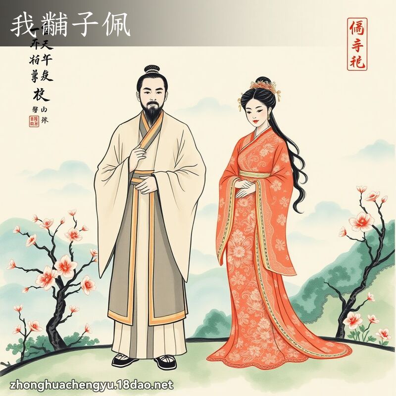 我黼子佩 配图