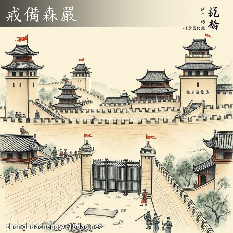 戒備森嚴 配图