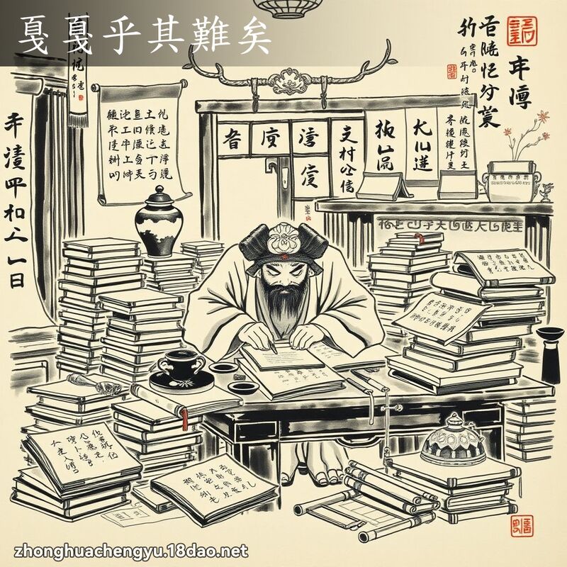 戛戛乎其難矣 配图