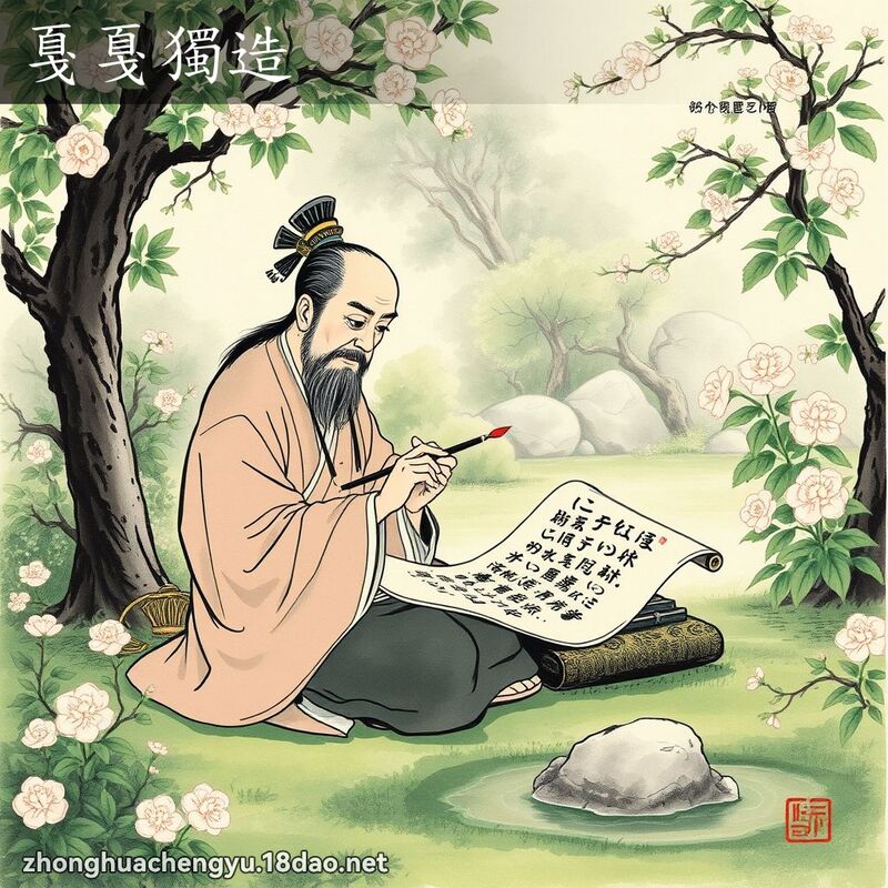 戛戛獨造 配图