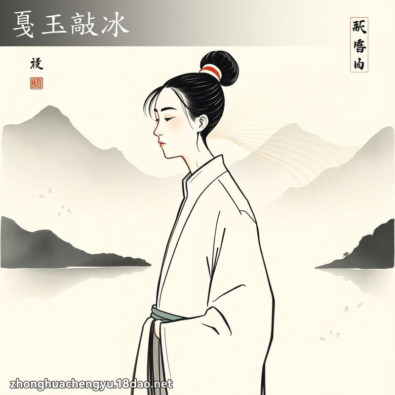 戛玉敲冰 配图