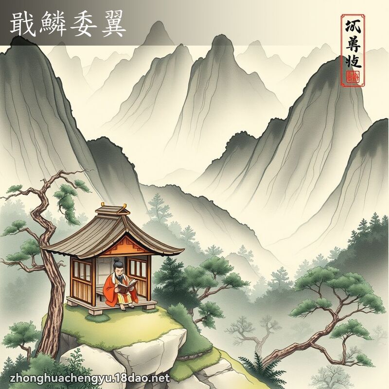 戢鱗委翼 配图