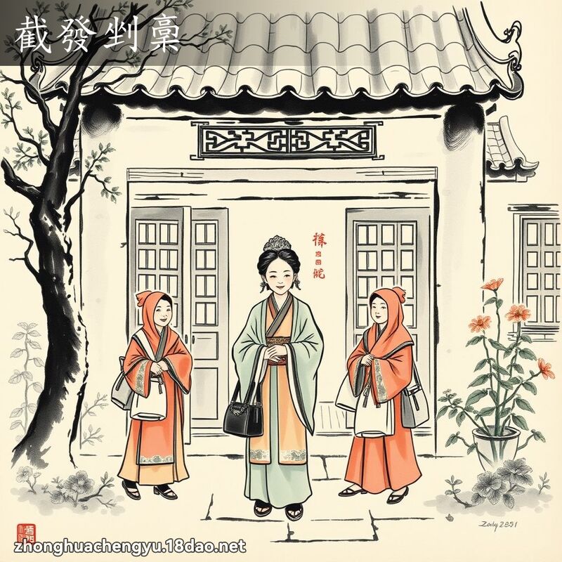 截發剉稾 配图