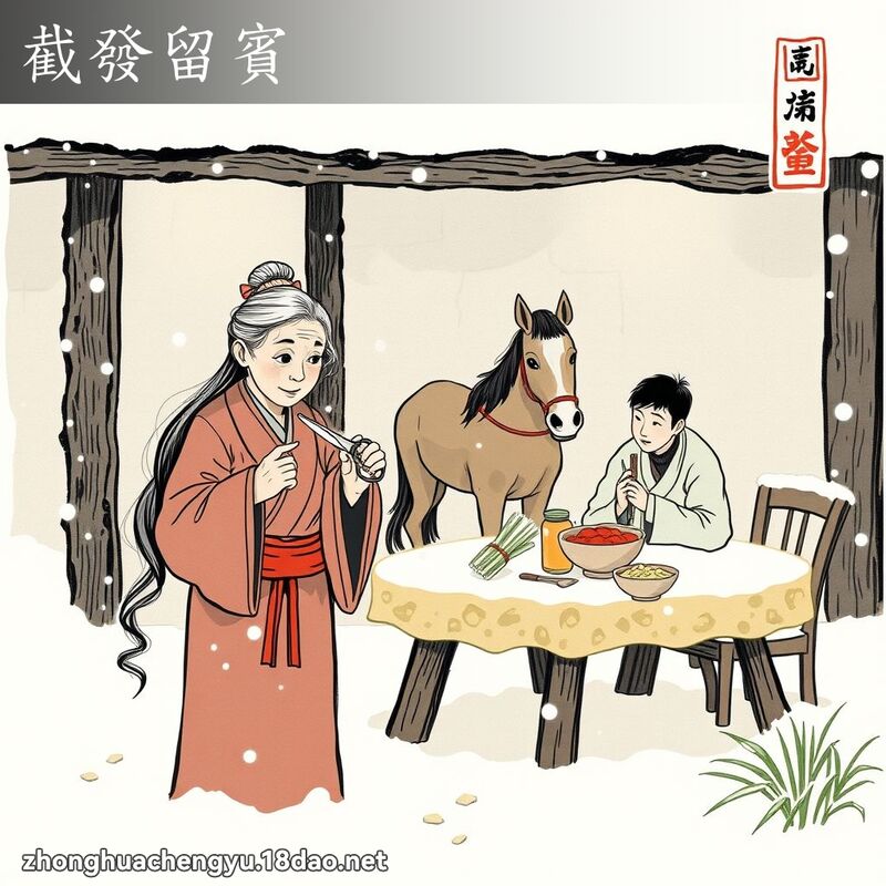 截發留賓 配图