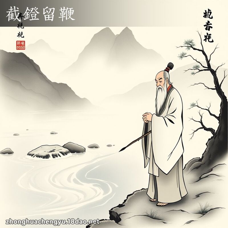 截鐙留鞭 配图