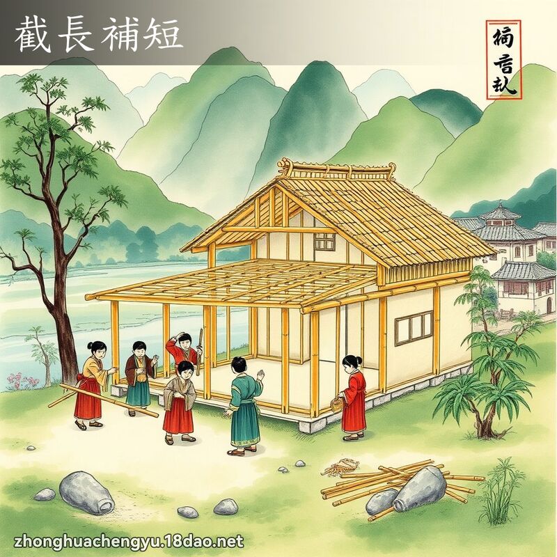 截長補短 配图