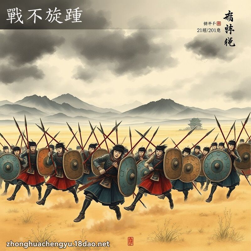 戰不旋踵 配图
