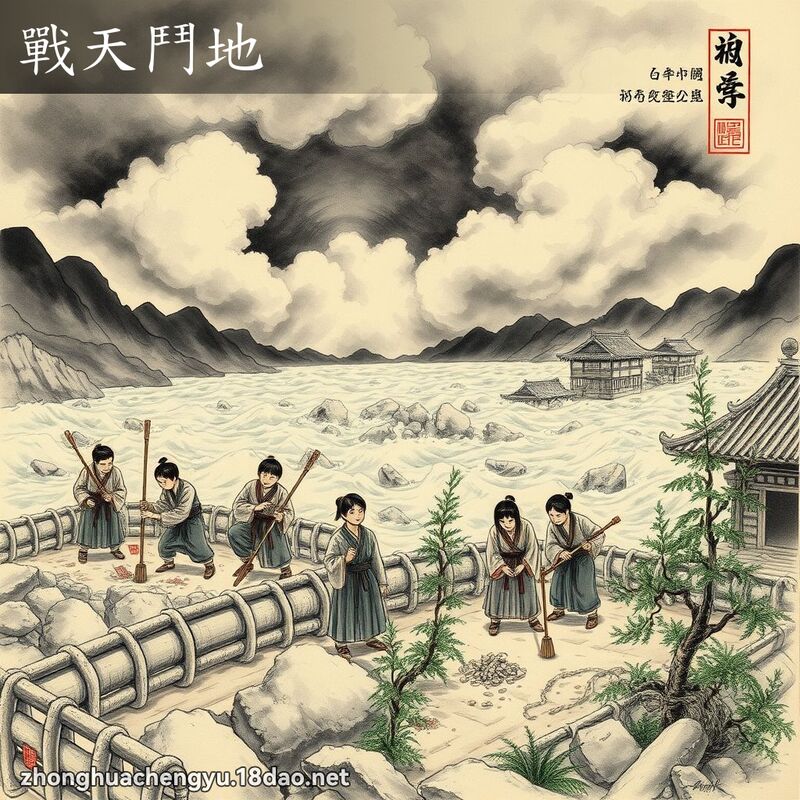 戰天鬥地 配图
