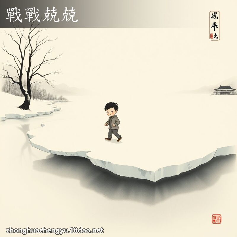 戰戰兢兢 配图