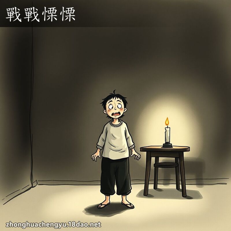戰戰慄慄 配图