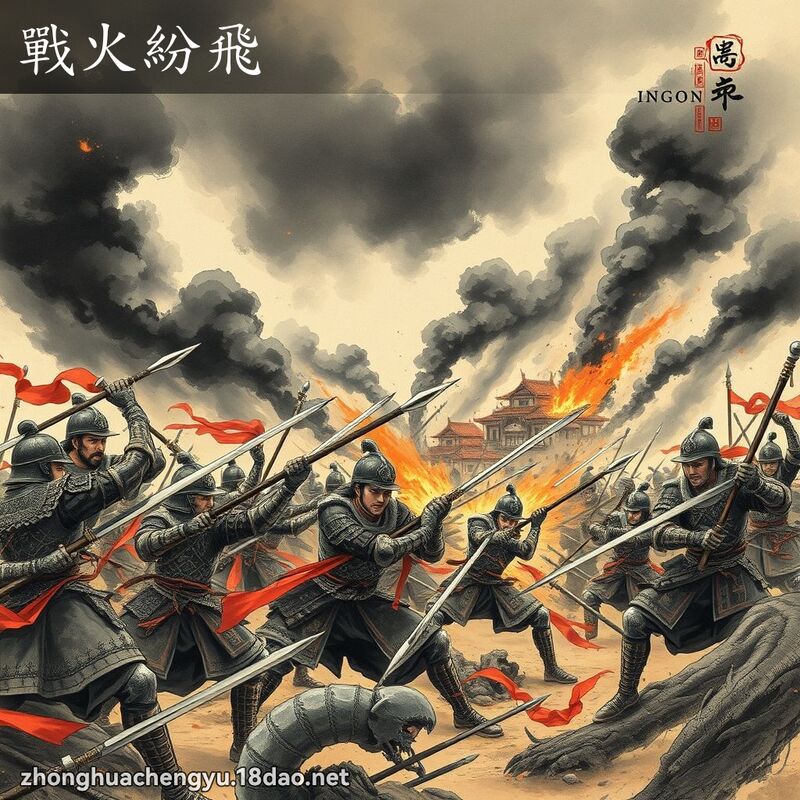 戰火紛飛 配图