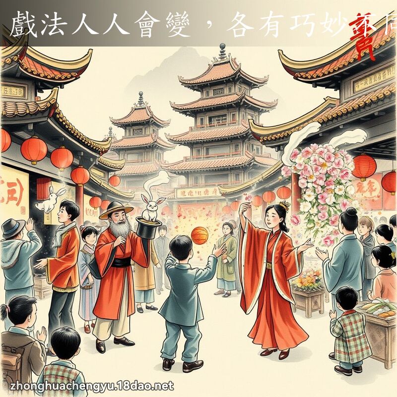 戲法人人會變,各有巧妙不同 配图
