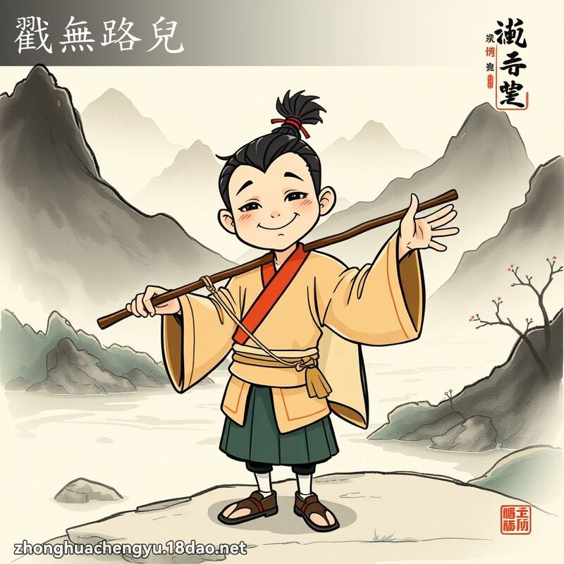 戳無路兒 配图
