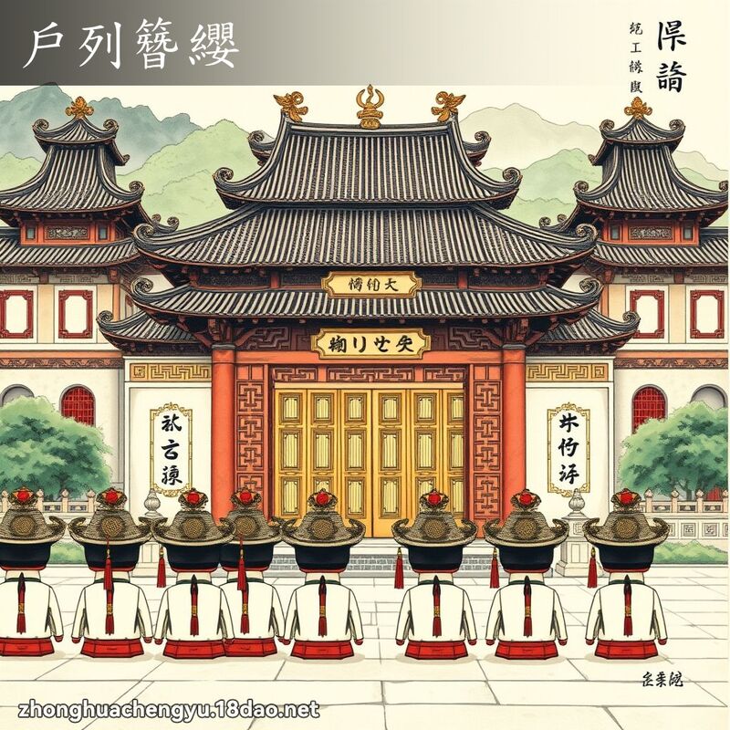 戶列簪纓 配图