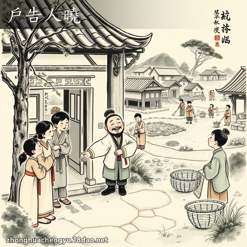 戶告人曉 配图