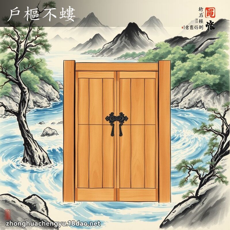 戶樞不螻 配图