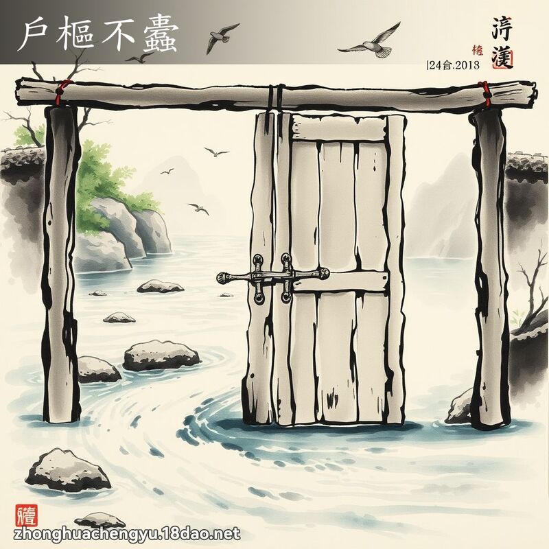 戶樞不蠹 配图