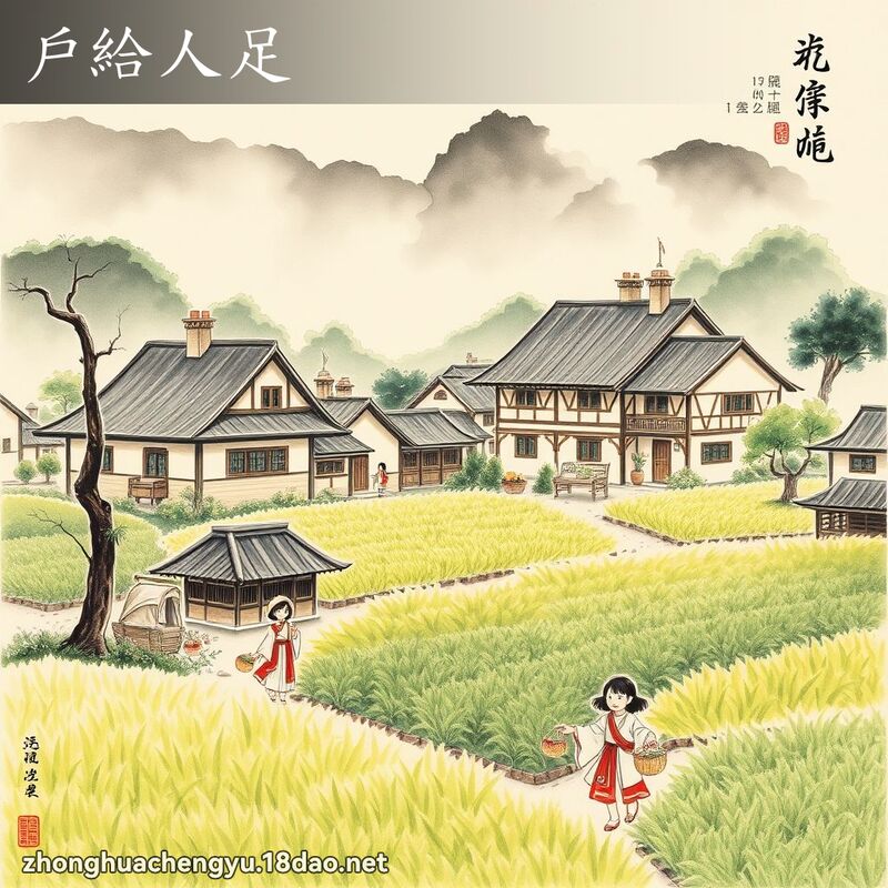 戶給人足 配图