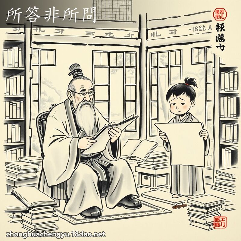 所答非所問 配图