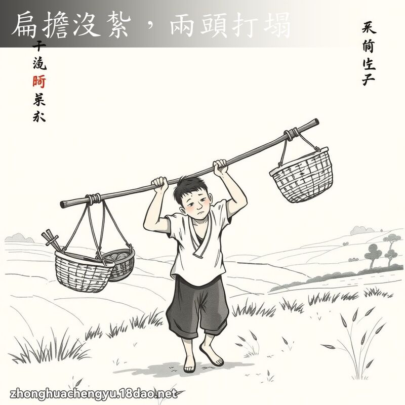 扁擔沒紮,兩頭打塌 配图