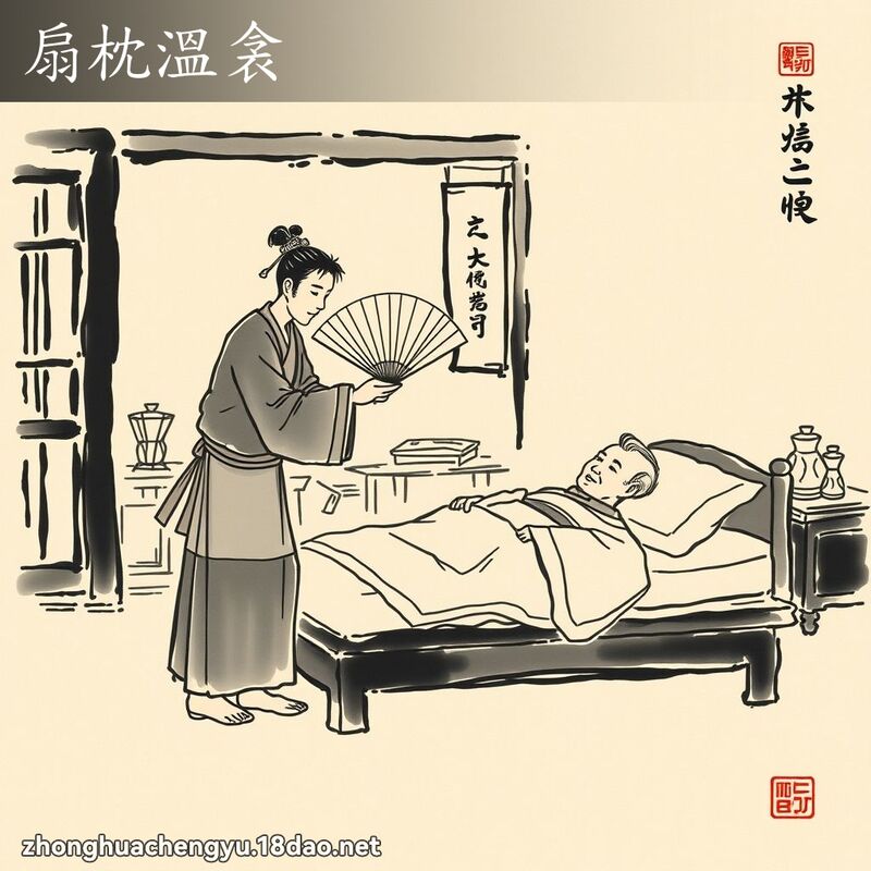 扇枕溫衾 配图