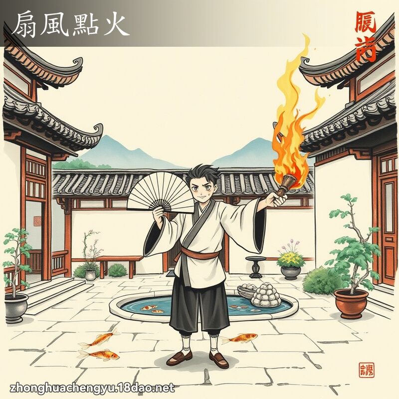 扇風點火 配图
