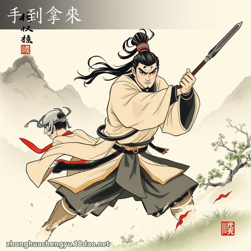 手到拿來 配图
