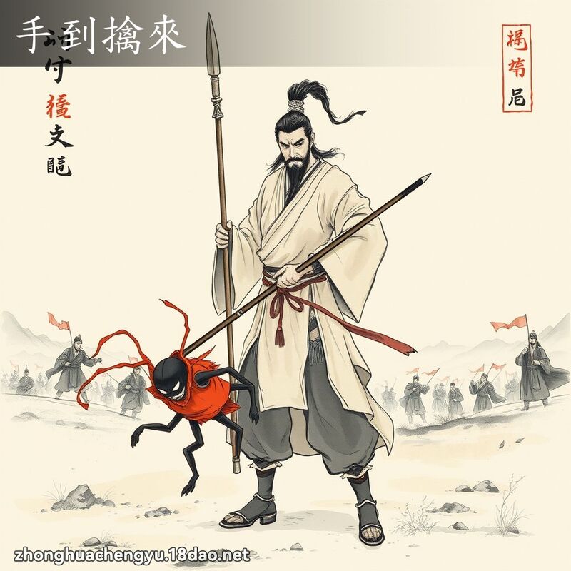 手到擒來 配图
