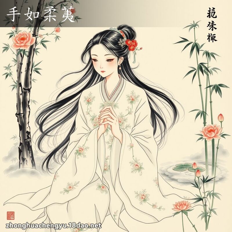 手如柔荑 配图