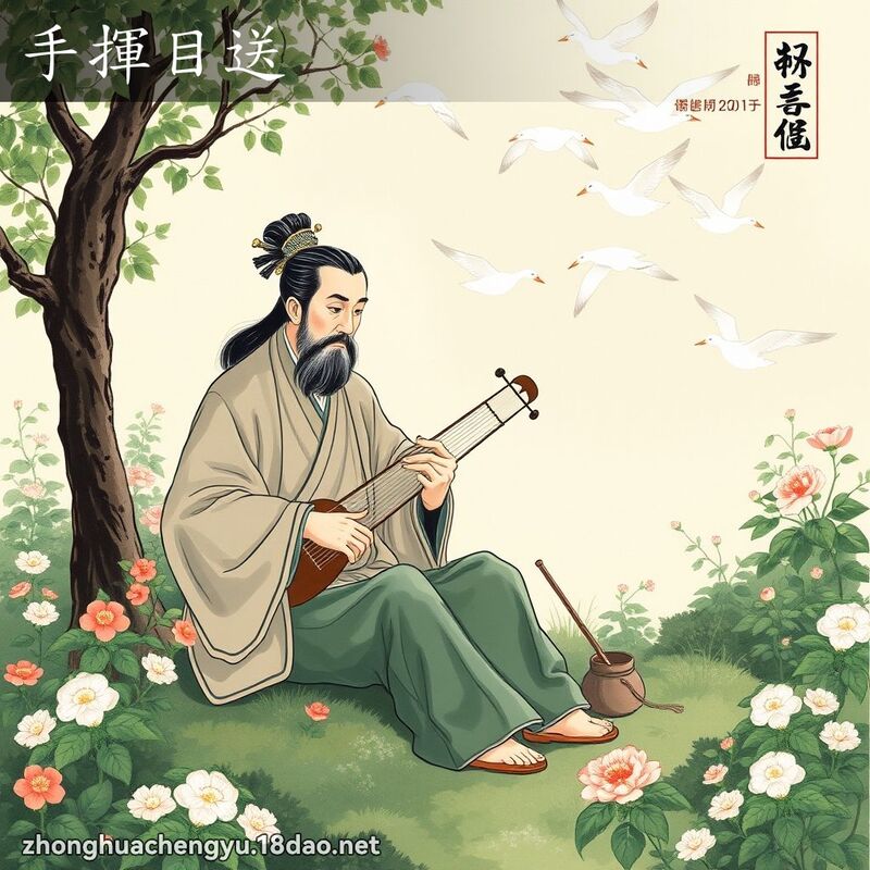 手揮目送 配图