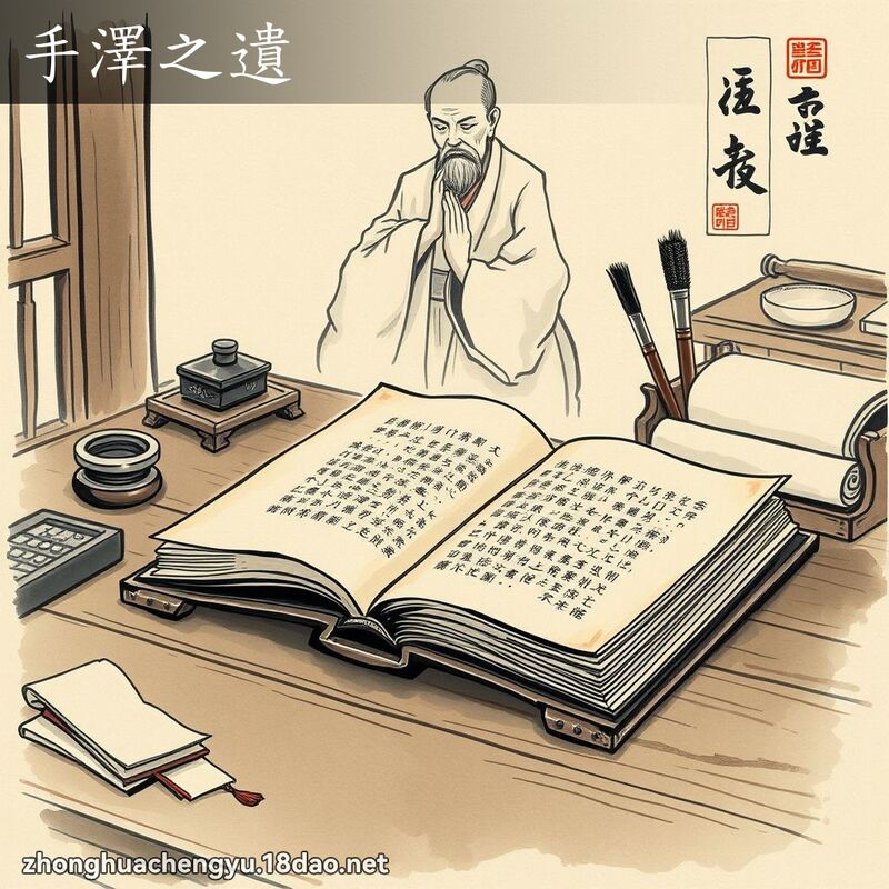 手澤之遺 配图
