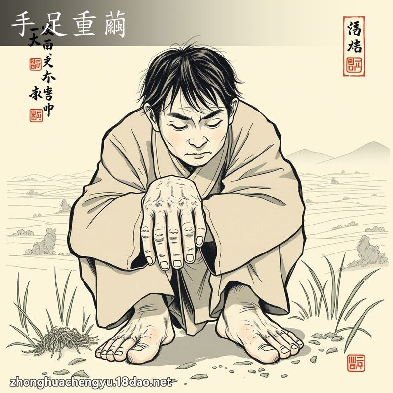 手足重繭 配图