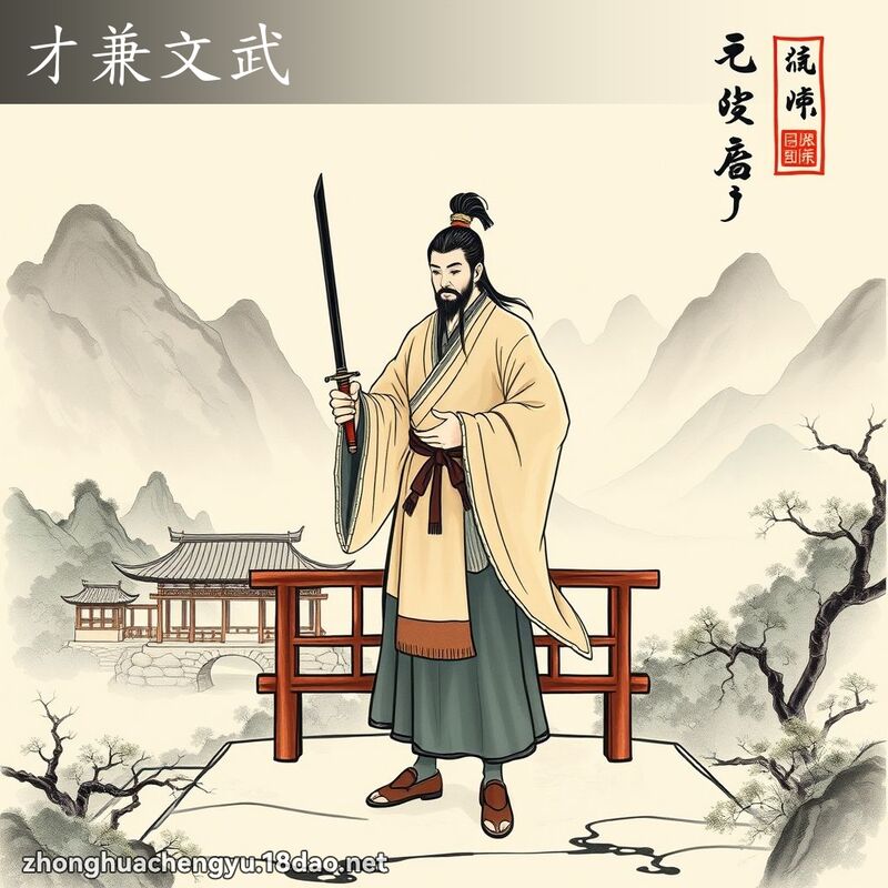 才兼文武 配图