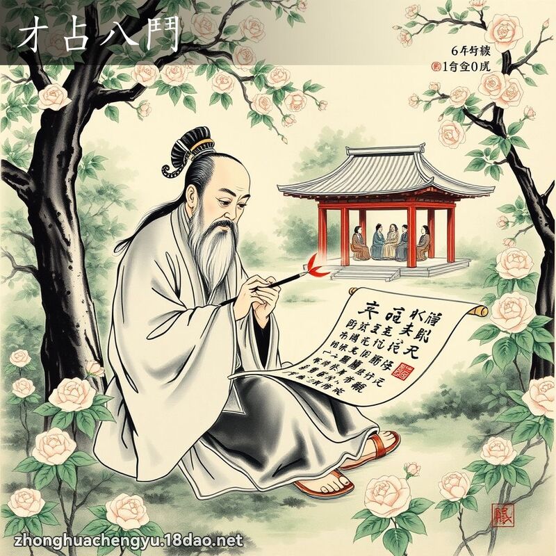 才占八鬥 配图
