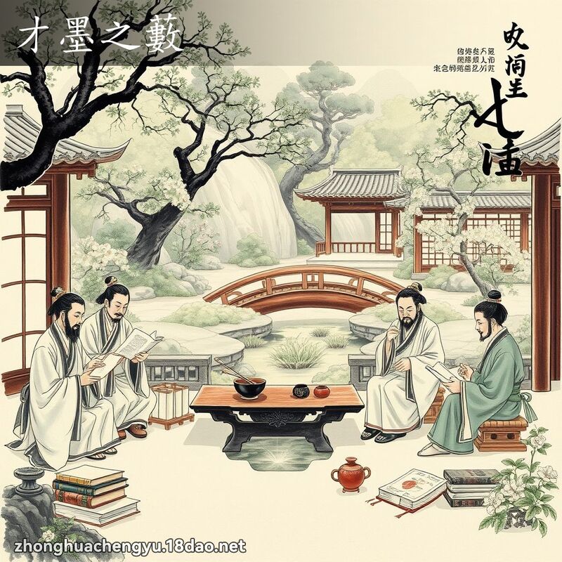 才墨之藪 配图