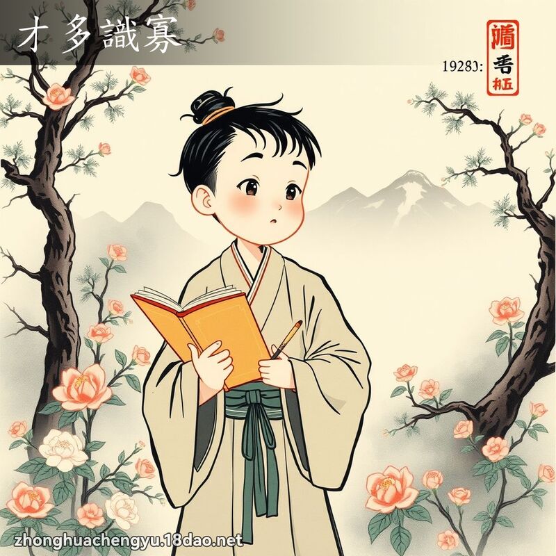 才多識寡 配图