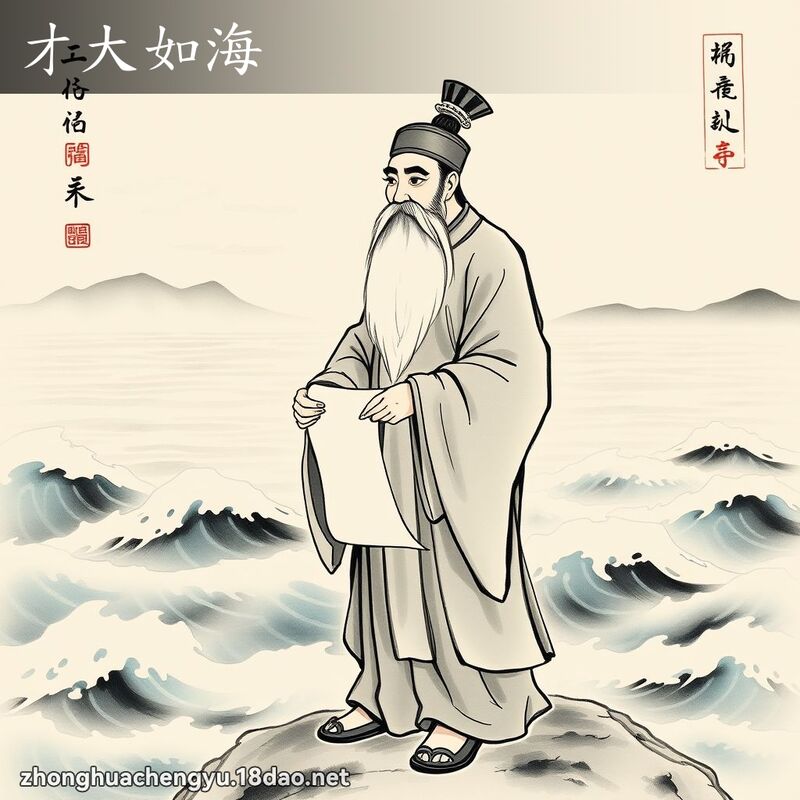 才大如海 配图