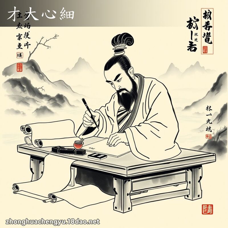 才大心細 配图