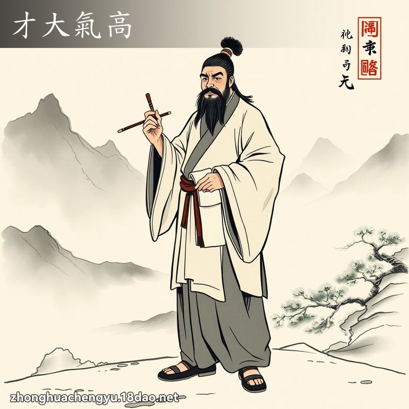 才大氣高 配图