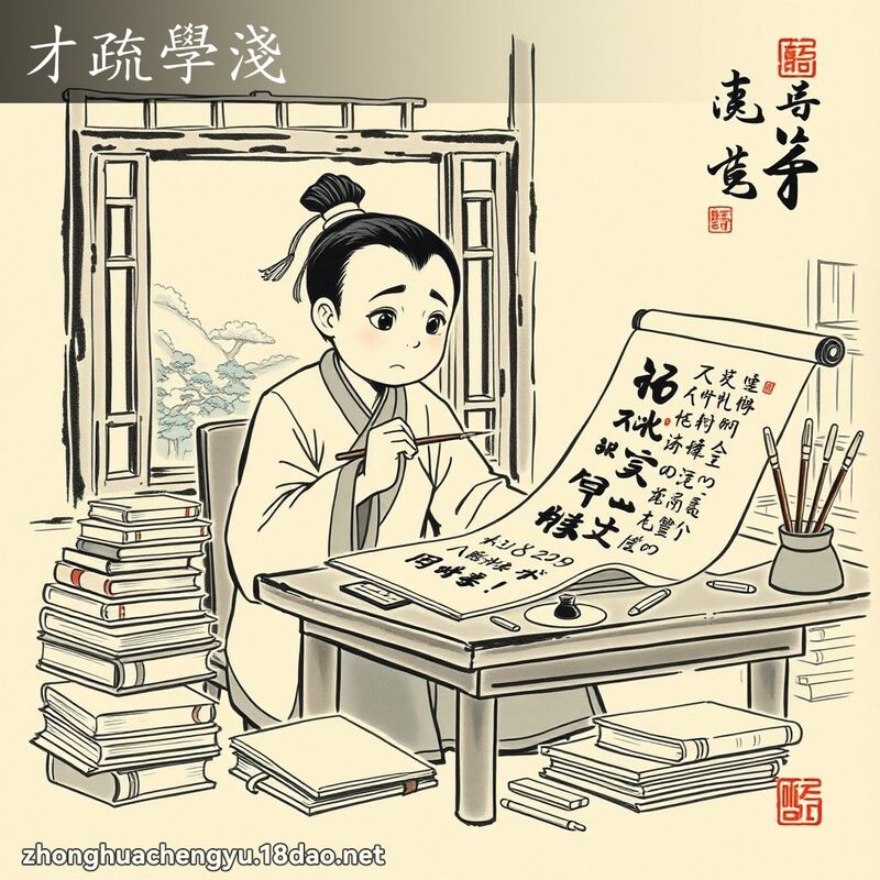 才疏學淺 配图