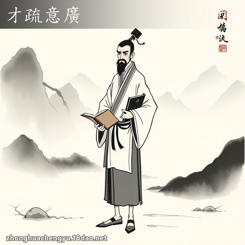 才疏意廣 配图