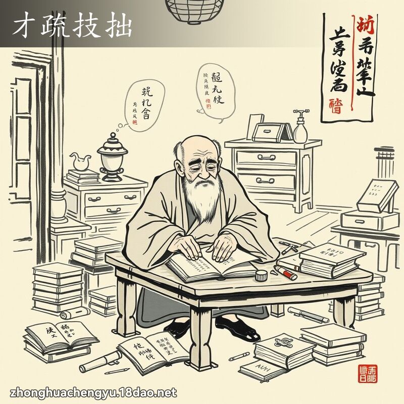 才疏技拙 配图